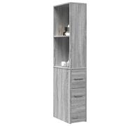 Armoire de Salle de Bain Étroite avec Roulettes Colonne de Rangement vidaXL
