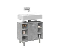 vidaXL Gris béton 60x32x53,5