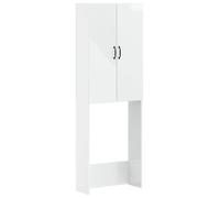 Armoire de salle de bain HAARLEM, finition blanche haute brillance, dimensions : 66 x 25,5 x 190 cm