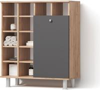 Armoire de salle de bain Livinity Fucino Anthracite 78.4x91.6cm, Model 52563