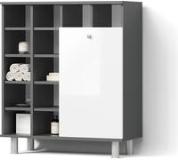 Armoire de salle de bain Livinity Fucino Blanc Haute brillance 78.4x91.6cm, Model 52562
