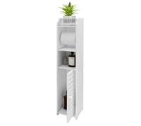Armoire de salle de bain-Organiseur de salle de bain-Economie d'espace-17 * 15 * 76cm-XJING