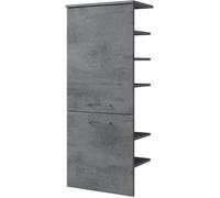 Armoire de Salle de Bain Quickset 945 en oxyde Gris foncé,50 cm de Large Pelipal