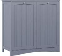 Armoire de salle de bain Vicco Bianco Gris 83x80cm avec 2 paniers à linge, Model 57364