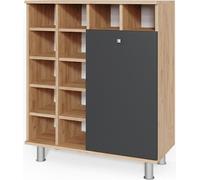 Armoire de salle de bain Vicco Fynn Anthracite 78.4x91.6cm, Model 34157