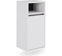 Armoire de salle de bain Vicco Viola blanc/gris 38x80cm avec panier à linge, Model 54883