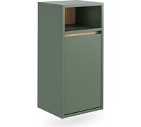 Armoire de salle de bain Vicco Viola Vert/Artisan 38x80cm avec panier à linge, Model 54885