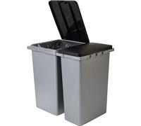 Armoire de stockage extérieure - Bac à résine pour le tri à l'intérieur et à l'extérieur / Keter Piñ couverture plastique / Armoire de stockage 30 L