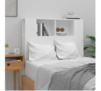 Armoire de tête de lit Blanc - SALUTUYA - TJ69842 - Contemporain - 100 cm - 100x18,5x104,5 cm