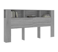 Armoire de tête de lit Sonoma gris 200x18,5x104,5 cm
