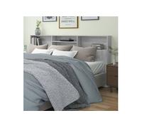 vidaXL Armoire de tête de lit Sonoma gris 220x19x103,5 cm