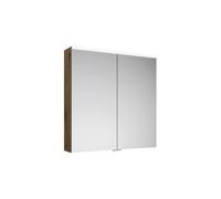 Armoire de toilette burgbad Eqio avec applique LED et éclairage du plan de toilette, 2 portes, 800x800x170mm, SPGT080F5662, Corps: Décor chêne Urban