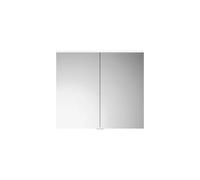 Armoire de toilette burgbad Eqio avec applique LED et éclairage du plan de toilette, 2 portes, 900x800x170mm, SPGT090F2009, Corps: Blanc brillant