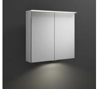 Armoire de toilette burgbad Junit avec applique lumineuse horizontale à LED, avec éclairage LED pour lavabo, largeur : 700mm, SPIZ070