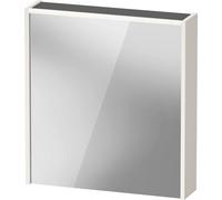 Duravit D-Code armoire à glace DC7105L22220000 650x700 mm, Weiß Hochglanz , avec éclairage et prise