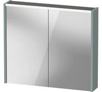 Duravit D-Code armoire à glace DC71060HGHG2000 800x700x148, vert fjord mat, prise J, éclairage LED