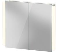 Armoire de toilette Duravit Ketho.2, version Better, éclairage LED, 2 portes, 800x700x157mm, prise E, K27136000001000, Exécution: sans éclairage du lavabo