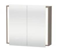 Armoire de toilette Ketho Duravit, 1 porte à double miroir, 800mm, KT753103131, Couleur: Décor Pin argenté
