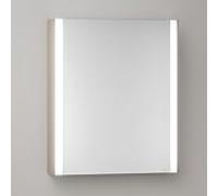 Armoire de toilette KEUCO Somaris avec éclairage 14501851101 65x73,5x13 cm, montage mural, 1 porte, miroir chauffant, charnières à droite, décor chêne clair