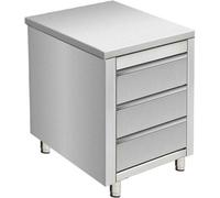Armoire de travail en acier inoxydable, 50 x 70 cm