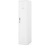 Armoire de travail métallique KACPER 1 Plus 400 x 1800 x 500 mm blanche
