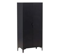 Armoire Design 2 Portes Piring 85cm Noir