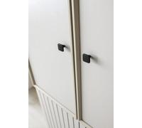 Armoire Design moderne Accents noirs élégants Beaucoup d'espace de rangement Meubles