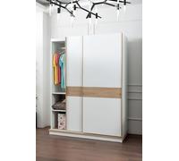 Armoire design Portes coulissantes Armoires de chambre à coucher Bois Blanc Marron