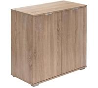 Armoire - DEUBA - ALBA - 2 portes - Chêne - 71 x 74 x 35 cm