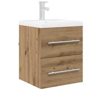 Armoire d'évier avec tiroir - vidaXL - Chêne artisanal - 41x38,5x48 cm - Grand espace de stockage - Facile à nettoyer