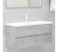 Armoire d'Évier Placard Vasque Rangement Salle de Bain Bois d'Ingénierie vidaXL