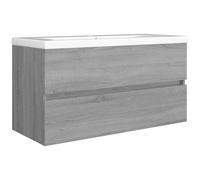 Armoire d'évier Sonoma gris 90x38,5x45 cm Bois d'ingénierie
