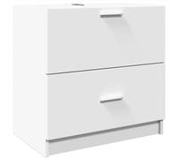 Armoire d'évier - vidaXL - bois d'ingénierie - blanc - 1 tiroir - 1 compartiment - 59 x 37 x 59 cm 901ppk18l
