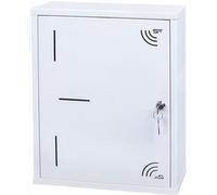 Armoire d'installation télécom pour montage en saillie 340x420x90 TESM-420X340X90N, blanc brillant
