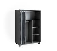 Armoire Vicco Doros Gris 100x146.6cm avec roulettes, Model 40596