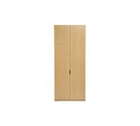 Armoire dressing avec 2 penderies finition bois chêne l90 cm garence