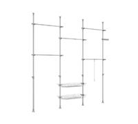 Armoire Dressing avec Portes Coulissantes Gris 311 x 37 x 295 cm