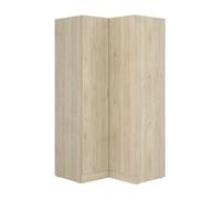 Pegane Armoire dressing d'angle - Chêne