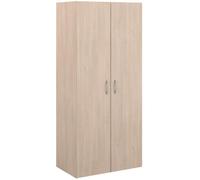 Armoire - EASY LIFE - Décor Chene clair - 2 portes battantes - L80,2 x H180 x P49,7cm - PARISOT