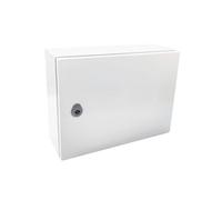 Armoire électrique En Métal étanche Ip66 - 300x400x150 - Plaque Fournie - Argent
