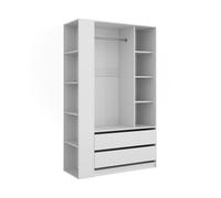 Armoire Elmo 50x200cm Lot de 2 Blanc Vicco 61360