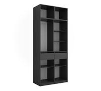 Armoire Elmo 50x40cm Lot de 3 Anthracite Vicco 61337