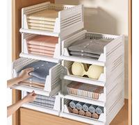 Armoire empilable, 4 éléments, armoire pliante pour la maison et la cuisine