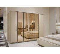 Armoire en bois beige élégant moderne