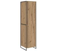 vidaXL Garde-Robe Chêne Artisan 50 x 50 x 200 cm Bois d'ingénierie, Garde-Robe Minimaliste, Meuble de Rangement Robuste, Organisateur de Placard Gain de Place, Armoire Moderne