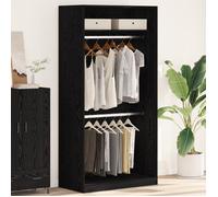 Armoire en Chêne Noir 100x50x200 cm