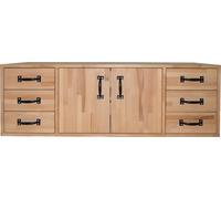 Armoire en hêtre massif pour établi 2000–2500 mm – Rangement Profi