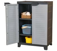 Armoire en Plastique 65x45x97 cm Casier de Rangement Organisateur vidaXL