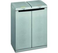 Armoire en plastique pour l'extérieur - Bacs en plastique pour le tri à l'intérieur et à l'extérieur / Bacs en plastique pour l'extérieur / Bac de rangement de 110 litres