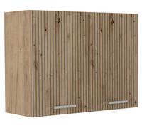 Armoire en verre Vicco R-Line Chêne Artisan/Chêne doré 80cm, Model 71473